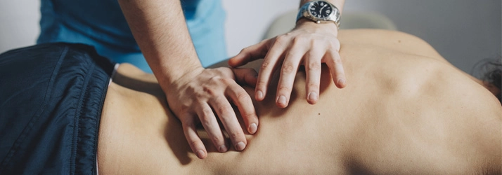 Chiropractic Anchorage AK Man Getting Massage